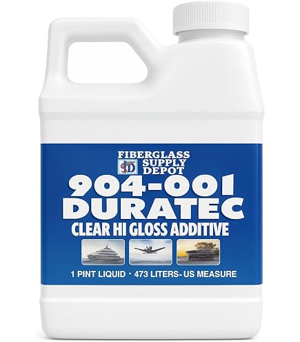 Amazon.com: 904-001 Duratec Clear Hi-Gloss Additive for Gelcoat